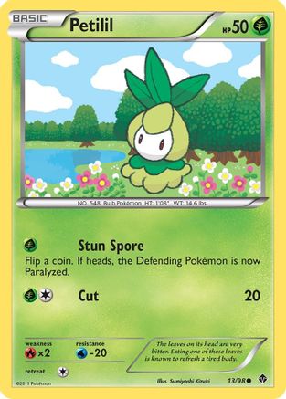Petilil - Reverse Holofoil Emerging Powers - Common