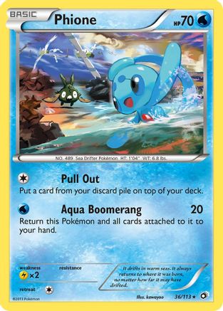 Phione 036 Legendary Treasures - Rare