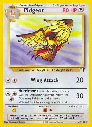 Pidgeot - Reverse Holofoil Legendary Collection - Rare