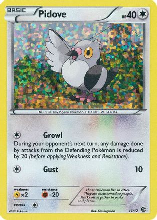 Pidove - 11/12/12 - Holofoil McDonalds Promos 2011 - Promo