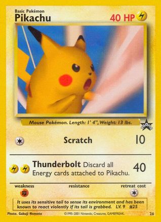 Pikachu (SNAP Promo) 026 WoTC Promo - Promo