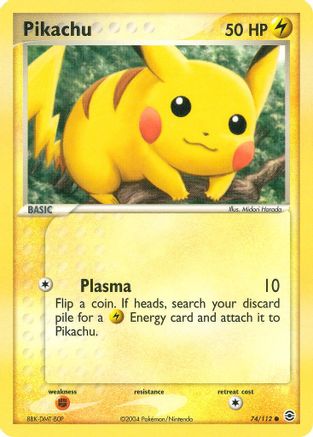 Pikachu - Reverse Holofoil FireRed & LeafGreen - Common