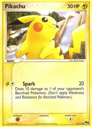 Pikachu 013/017 - Holofoil POP Series 4 - Common