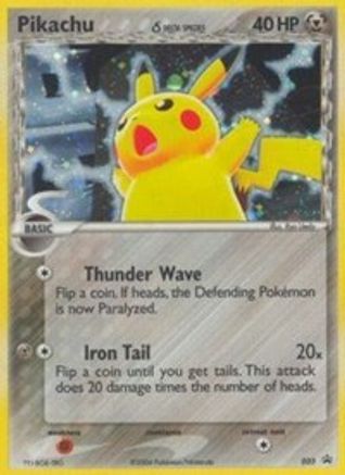 Pikachu (Delta Species) - 035 (Value Pack) - Holofoil Nintendo Promos - Promo