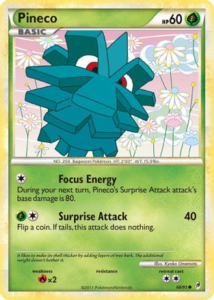 Pineco 068/95 - Reverse Holofoil Call of Legends - Common