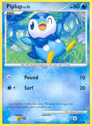 Piplup 121 Supreme Victors - Common