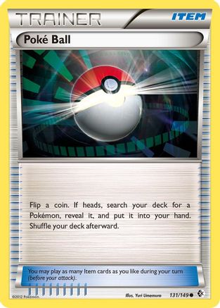 Poke Ball - Reverse Holofoil Boundaries Crossed - Common