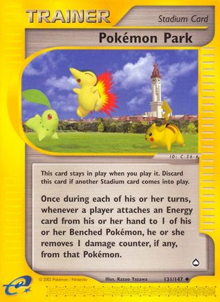 Pokemon Park - Reverse Holofoil Aquapolis - Uncommon