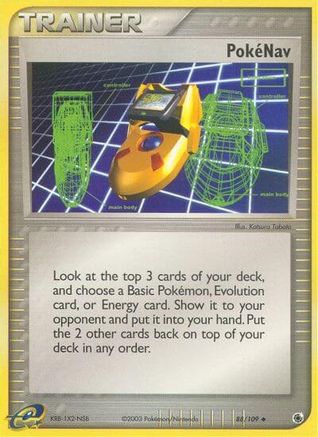 Pokenav/109 - Reverse Holofoil Ruby and Sapphire - Uncommon