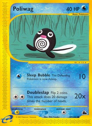 Poliwag - Reverse Holofoil Skyridge - Common