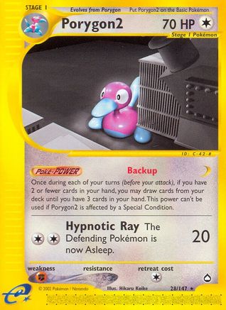Porygon2 - Reverse Holofoil Aquapolis - Rare