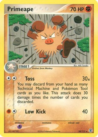 Primeape/112 FireRed & LeafGreen - Rare