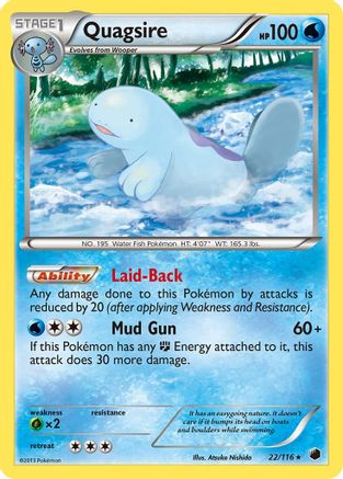 Quagsire - Reverse Holofoil Plasma Freeze - Rare