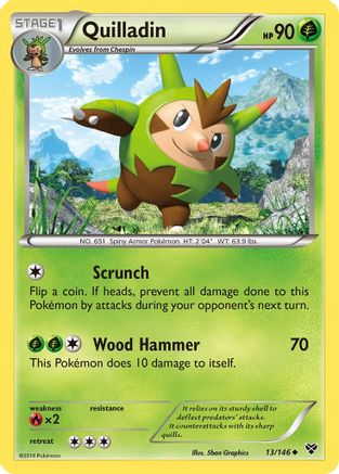 Quilladin 013 XY Base Set - Uncommon