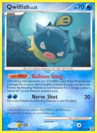 Qwilfish Secret Wonders - Common