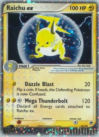 Raichu ex - Holofoil Sandstorm - Ultra Rare