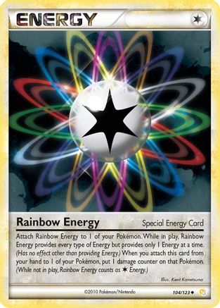 Rainbow Energy 104 - Reverse Holofoil HeartGold SoulSilver - Uncommon