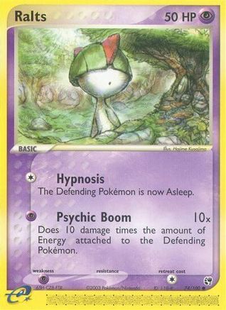 Ralts/100 - Reverse Holofoil Sandstorm - Common