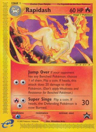 Rapidash (51) (51) 051 WoTC Promo - Promo