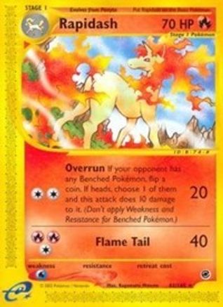 Rapidash (62) Expedition - Rare