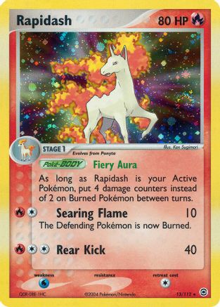 Rapidash - Reverse Holofoil FireRed & LeafGreen - Holo Rare
