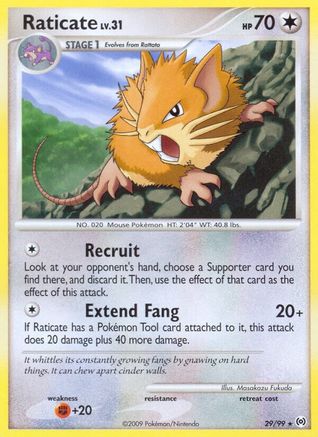 Raticate 029 Arceus - Rare