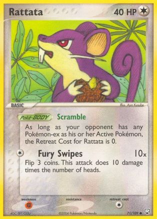 Rattata 071/109 - Reverse Holofoil Team Rocket Returns - Common