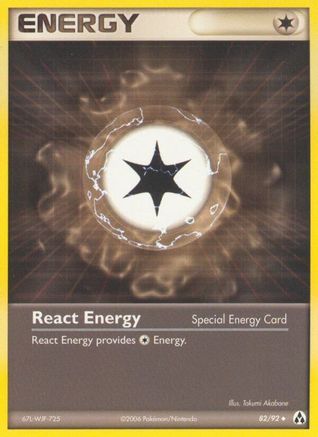 React Energy 082/92 - Reverse Holofoil Legend Maker - Uncommon