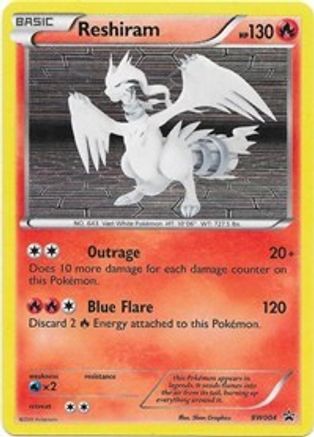 Reshiram BW004 - Holofoil Black and White Promos - Promo