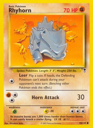 Rhyhorn/110 Legendary Collection - Common