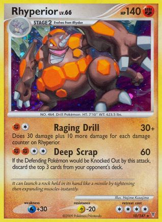 Rhyperior - Reverse Holofoil Supreme Victors - Holo Rare