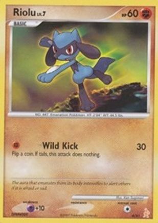 Riolu DP Trainer Kit Manaphy & Lucario - Common