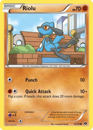Riolu 063 Next Destinies - Common