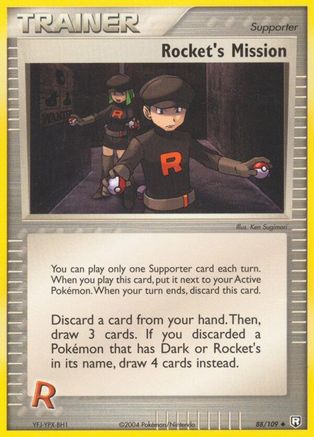 Rocket's Mission 088 Team Rocket Returns - Uncommon
