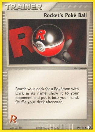 Rocket's Poke Ball 089 Team Rocket Returns - Uncommon