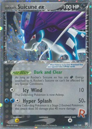 Rocket's Suicune ex 105 - Holofoil Team Rocket Returns - Ultra Rare