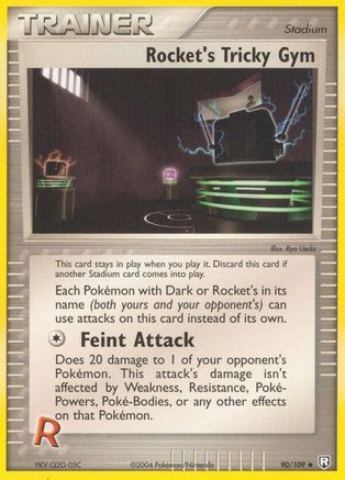 Rocket's Tricky Gym 090 Team Rocket Returns - Uncommon