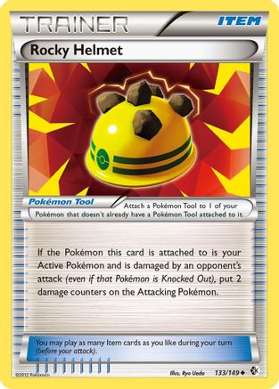 Rocky Helmet 133/149 - Reverse Holofoil Boundaries Crossed - Uncommon
