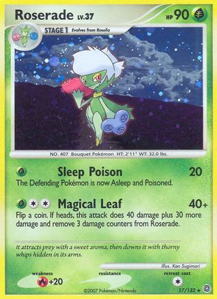 Roserade - Holofoil Secret Wonders - Holo Rare