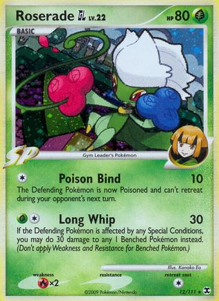 Roserade GL - Holofoil Rising Rivals - Holo Rare