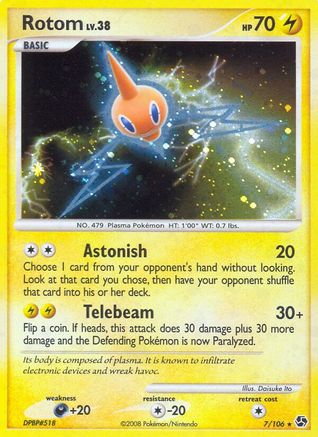 Rotom - Holofoil Great Encounters - Holo Rare