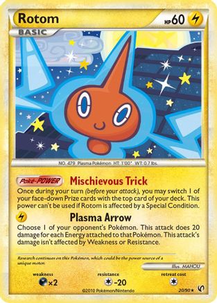 Rotom - Reverse Holofoil Undaunted - Rare