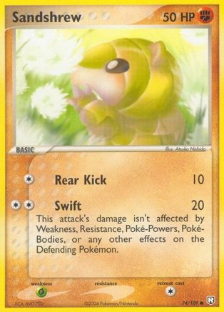 Sandshrew 074 Team Rocket Returns - Common