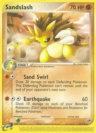 Sandslash Sandstorm - Rare