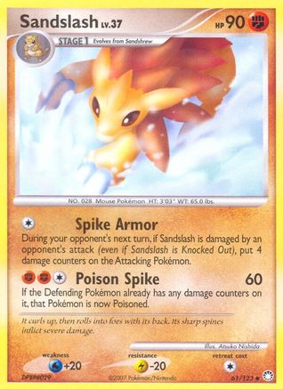 Sandslash - Reverse Holofoil Mysterious Treasures - Uncommon