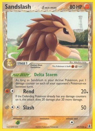 Sandslash (Delta Species) 027 Delta Species - Rare