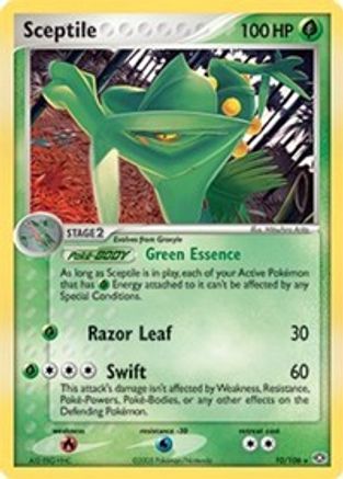 Sceptile - 10/106(EX Emerald)/106 Deck Exclusives - Rare