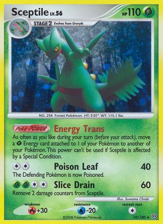 Sceptile - Reverse Holofoil Stormfront - Holo Rare