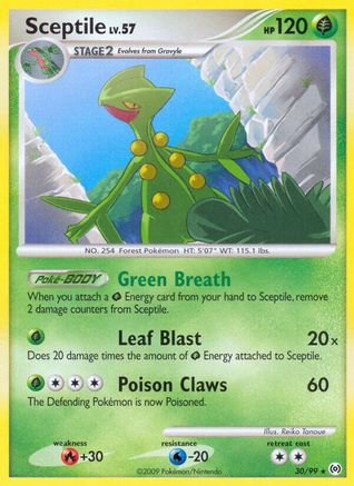 Sceptile (30) (30) 030 - Reverse Holofoil Arceus - Rare