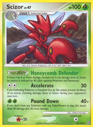 Scizor - Reverse Holofoil Stormfront - Rare